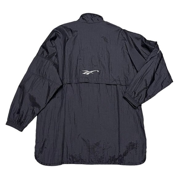 Vintage 90s Reebok Retro Windbreaker Splash Track Bomber Jacket Mens Large - Picture 3 of 6